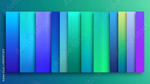 Obraz Gradient color blocks