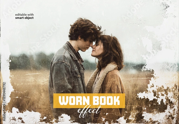 Obraz Worn Book Photo Effect