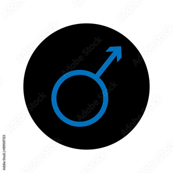 Obraz Male sign icon