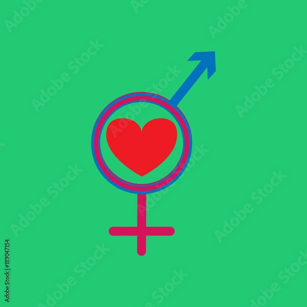 Obraz Relationship of love between man and woman