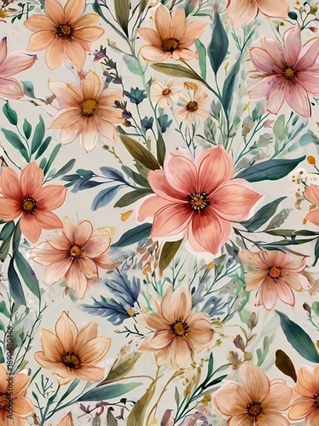 Obraz Abstract floral background