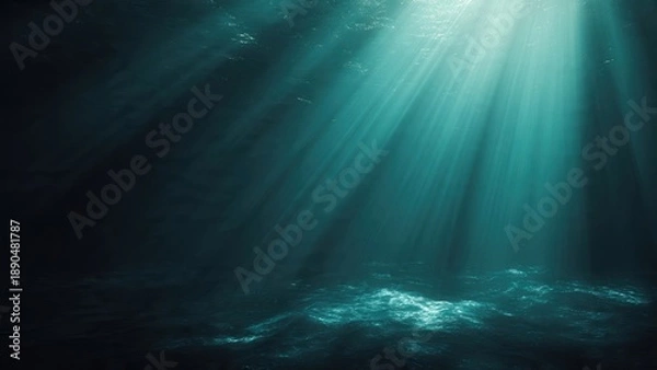 Obraz Underwater Sun Rays