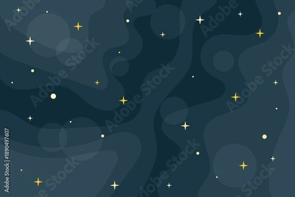 Obraz Galaxy and star night background.