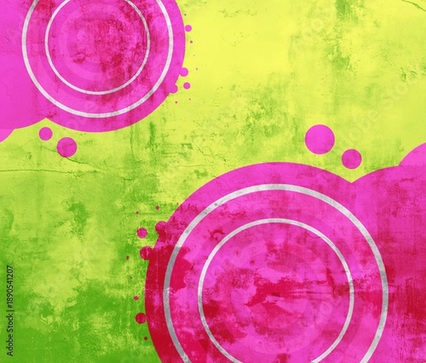 Obraz Abstract grunge background with circles