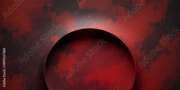 Obraz Eclipse over red skies