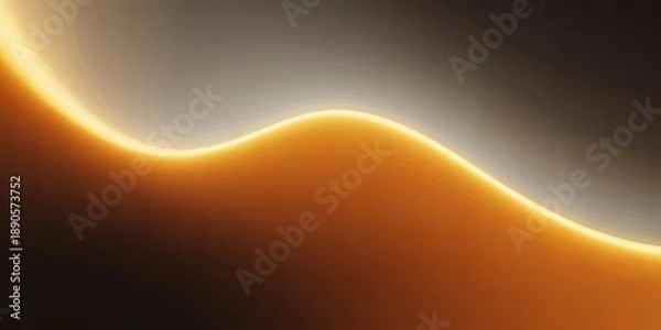 Obraz Warm, undulating light waves