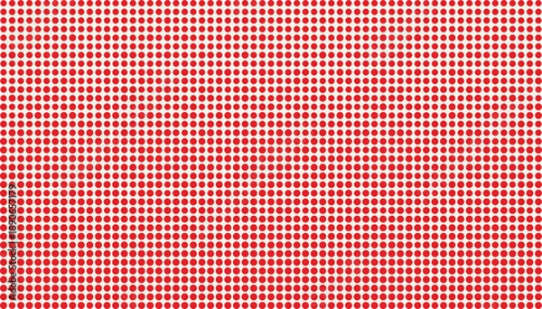 Obraz Red Polka Dot Pattern on White Background