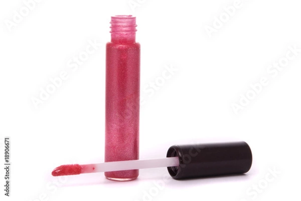 Obraz Lip gloss isolated on a white background