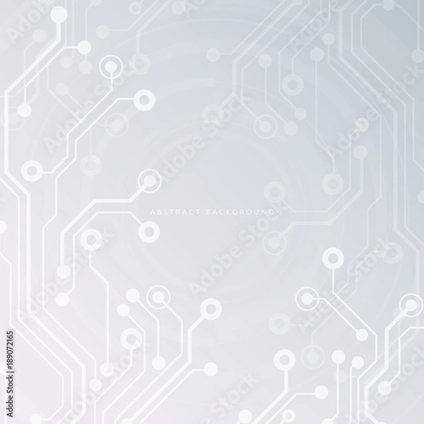 Fototapeta Circuit board, technology background. Vector illustration. EPS 10