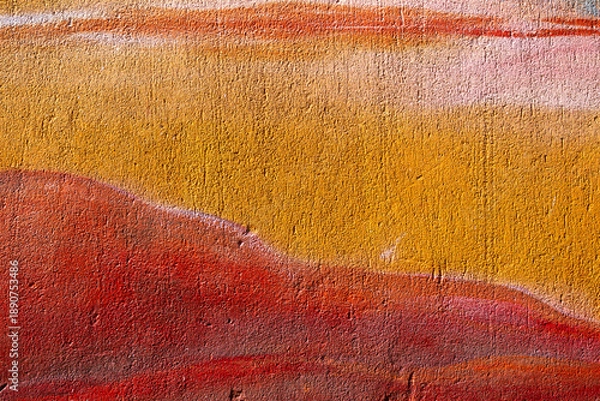 Obraz Varied-color wall finish/texture  