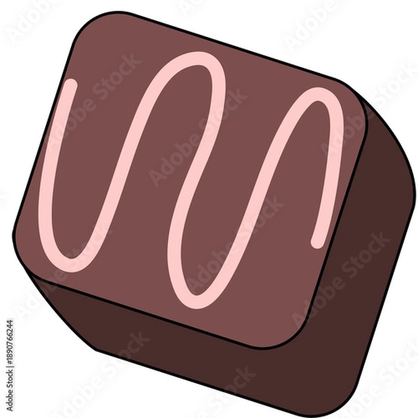 Fototapeta 발렌타인 초콜릿 선물 일러스트 요소