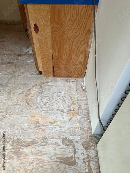 Obraz A fridge moved in a kitchen