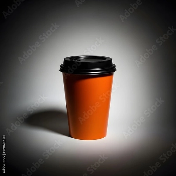 Obraz Minimal 3D coffee mug mockup for custom packaging design