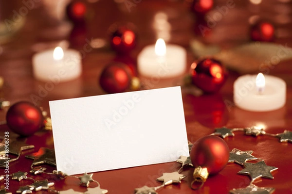 Obraz Christmas card.