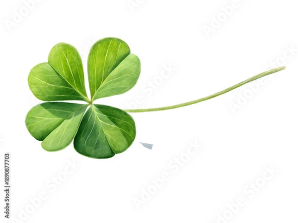 Obraz four leaf clover isolated