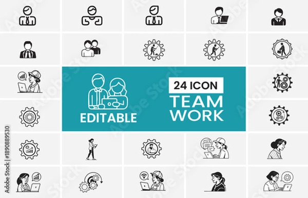 Fototapeta Marketing Data Analytics Icon