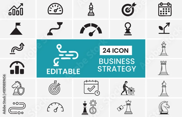 Fototapeta KPI Performance Tracking Icon