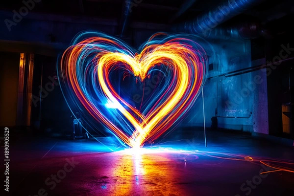 Obraz Electric Heart Energy