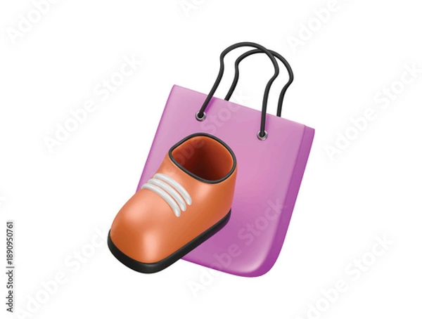 Obraz marchandise icon 3d illustration render