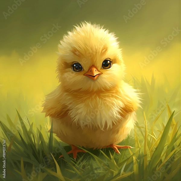 Obraz Cute Yellow Chick 