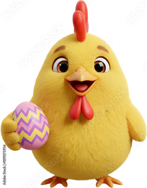 Obraz Cute Yellow Hen
