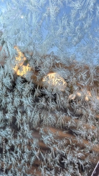 Obraz Gefrorene Fensterscheibe