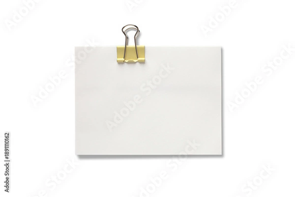 Fototapeta Sticky note reminder. Post it note paper. White sheets for notes isolated on background.