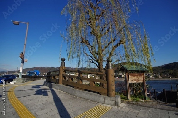 Obraz 京都府の宇治橋