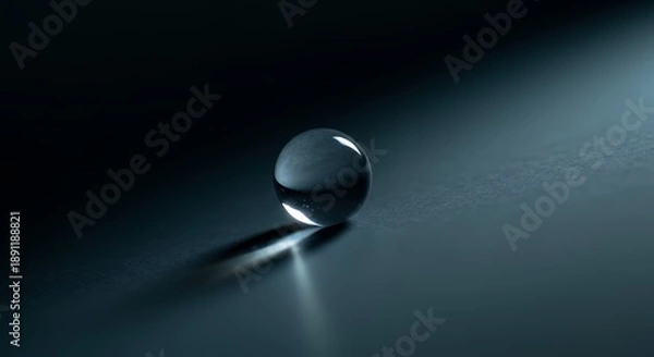 Obraz Glass Sphere with Shadow