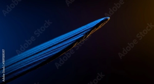 Obraz Blue Object with Texture and Color Gradient