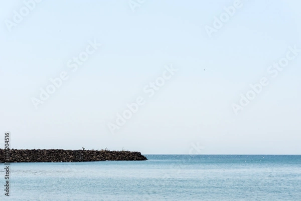 Obraz Sea, shore and empty sky