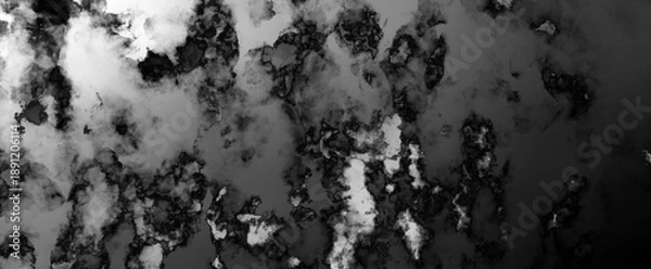 Obraz 抽象的　水墨画　背景素材