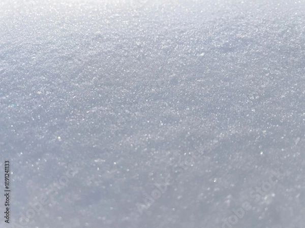 Fototapeta Snow surface close up as background