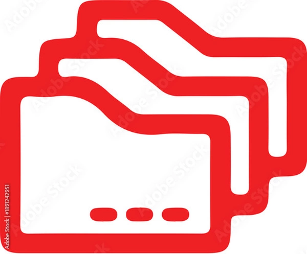 Obraz Folder icon  simple icon. Vector ICON all icon Viktor	