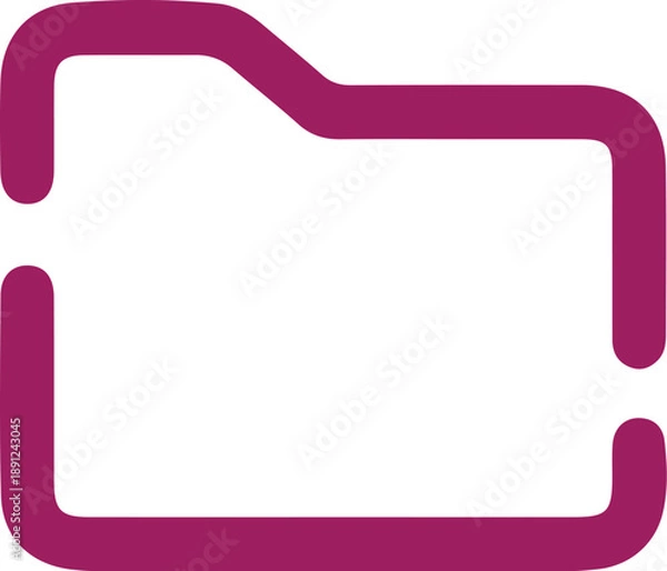 Obraz Folder icon  simple icon. Vector ICON all icon Viktor	