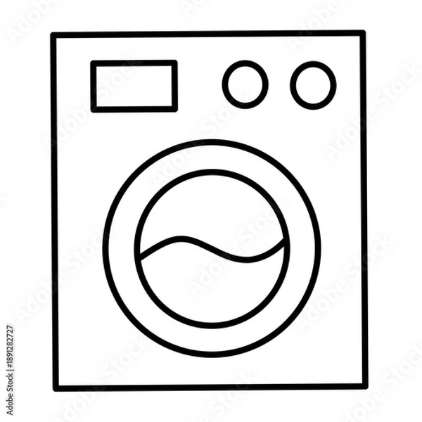 Obraz Bathroom vector icon