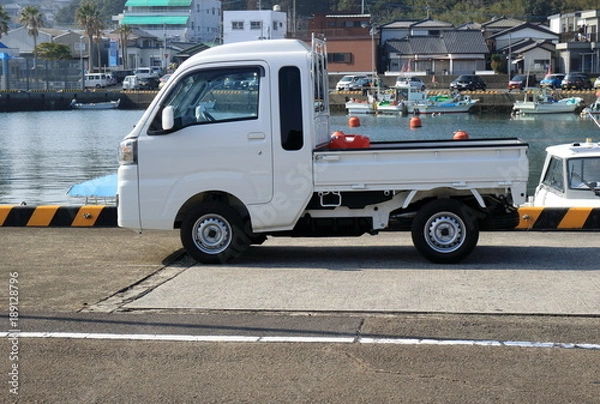 Obraz 軽トラのある風景