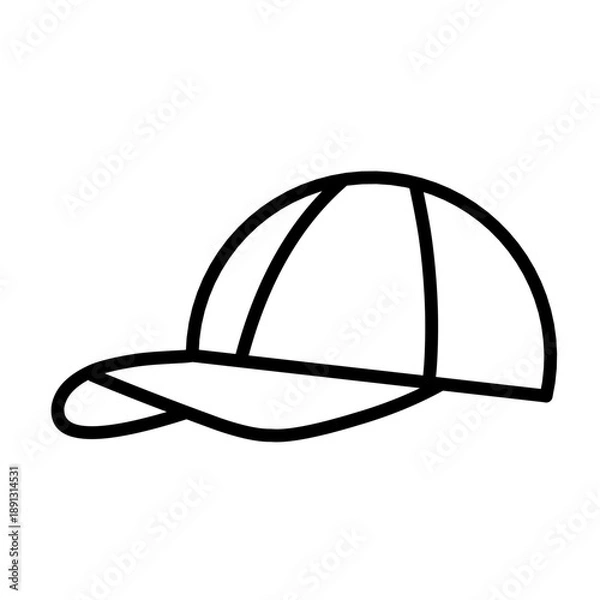 Obraz Cap icon vector