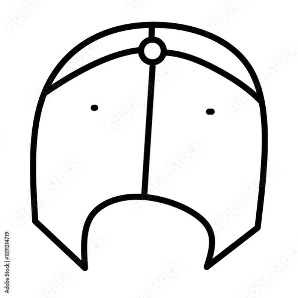 Obraz Cap icon vector