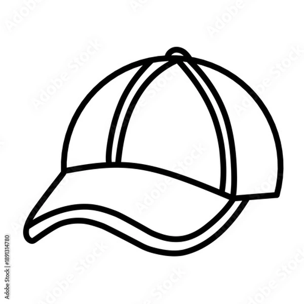 Obraz Cap icon vector
