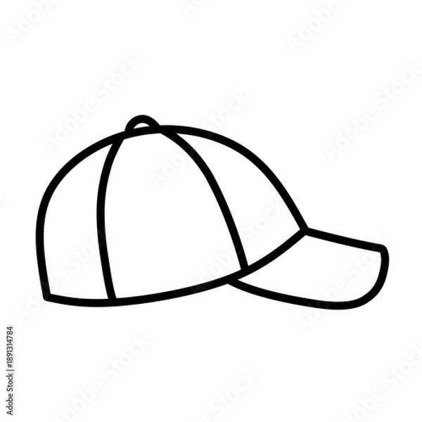 Obraz Cap icon vector