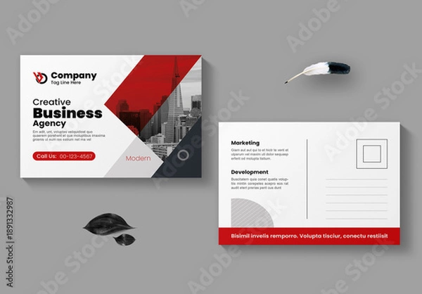 Obraz Creative Post Card Design