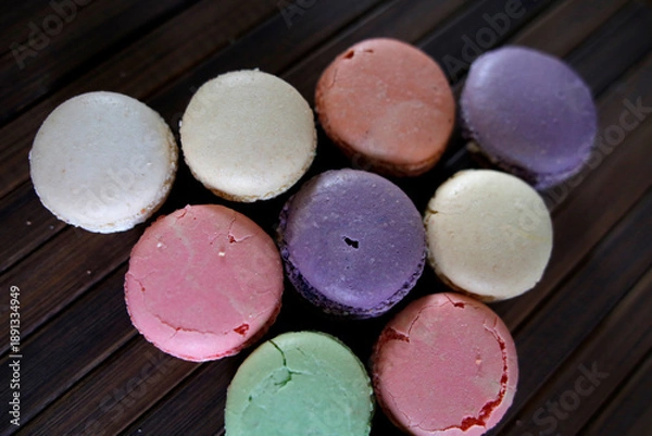 Fototapeta macarons en dessert