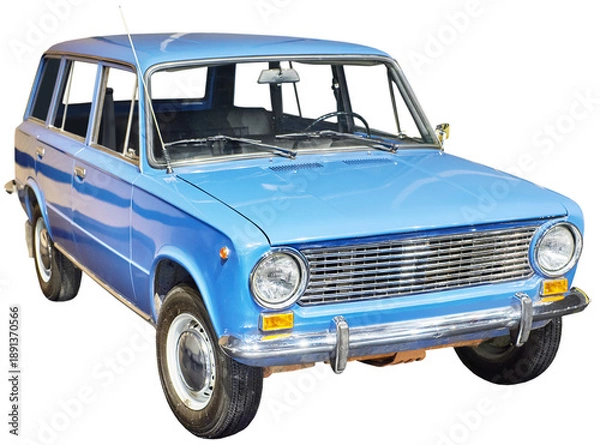 Obraz Retro car isolated on transparent