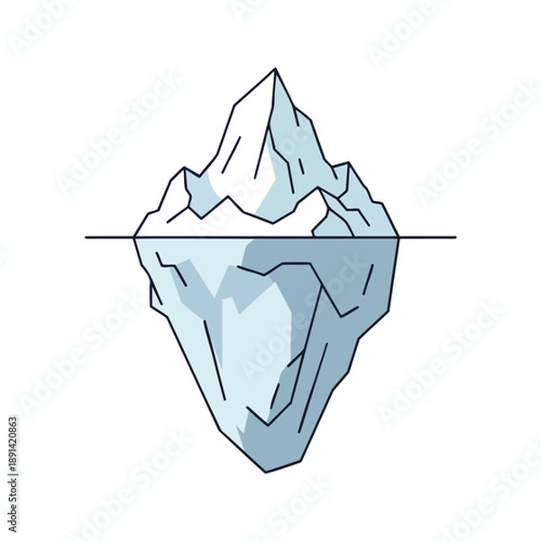 Obraz Hidden Danger Illustration Concept