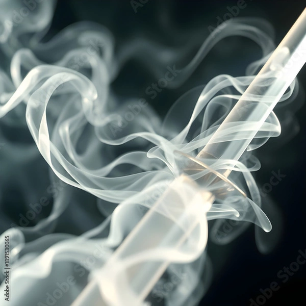 Obraz smoke on black