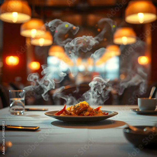 Obraz christmas dinner table