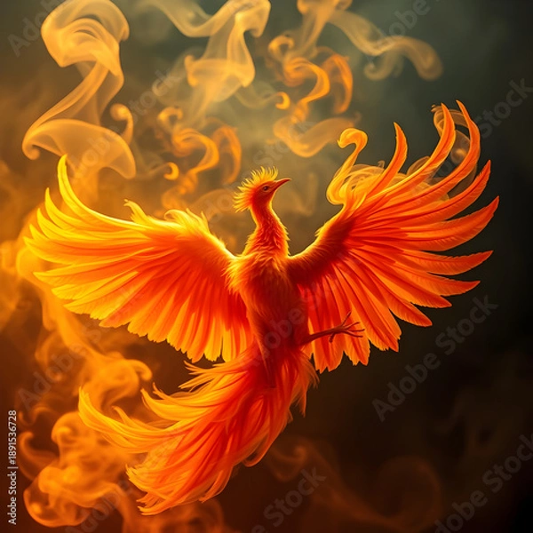 Obraz red and yellow flower