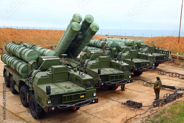 Fototapeta Russian anti-aircraft missile system C-400 Triumf