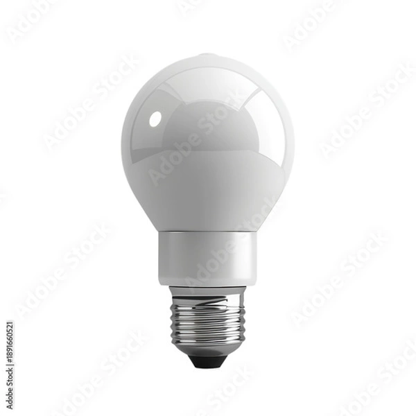 Obraz Light bulb with clear background